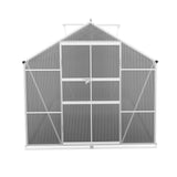 Green Fingers Greenhouse 4.7x2.5x2.26M Double Doors Aluminium Green House Garden Shed - Top-Down View