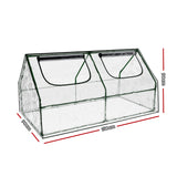 Greenfingers Greenhouse 1.8x0.9x0.9M Mini Green House Raised Garden Bed Planter Box - Front View