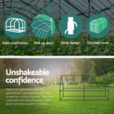 Greenfingers Greenhouse 1.8x0.9x0.9M Mini Green House Raised Garden Bed Planter Box - Rear View