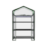 Greenfingers Greenhouse 3 Tiers Mini Green House Garden Bed Planter Box 1.28x0.7x0.5M - Side View