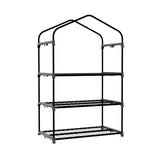 Greenfingers Greenhouse 3 Tiers Mini Green House Garden Bed Planter Box 1.28x0.7x0.5M - Top-Down View