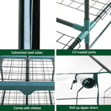 Greenfingers Greenhouse 3 Tiers Mini Green House Garden Bed Planter Box 1.28x0.7x0.5M - Rear View