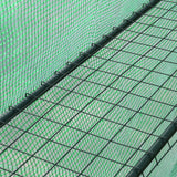 Green Fingers Greenhouse 1.4x1.55x2M Walk in Green House Tunnel Plant Garden Shed 8 Shelves - Close-Up Angle