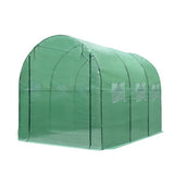Green Fingers Greenhouse 3x2x2M Walk in Green House Tunnel Plant Garden Shed Dome - Side View