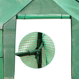 Green Fingers Greenhouse 3.5x2x2M Walk in Green House Tunnel Plant Garden Shed - Close-Up Angle