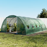 Green Fingers Greenhouse 6x4x2M Walk in Green House Tunnel Plant Garden Shed Dome - Low Angle