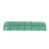 Green Fingers Greenhouse 9x3x2M Walk in Green House Tunnel Plant Garden Shed Dome - Side View
