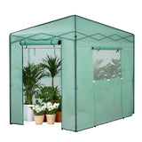 Green Fingers Greenhouse 180x240x240cm Steel Frame PE Cover Outdoor Shelter - Extra Image