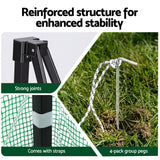 Green Fingers Greenhouse 180x240x240cm Steel Frame PE Cover Outdoor Shelter - Extra Image