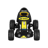 Rigo Kids Pedal Go Kart Ride On Toys Racing Car Plastic Tyre Black - Side View