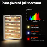 Green Fingers Max 1000W Grow Light LED Full Spectrum Indoor Plant All Stage Growth - Side View