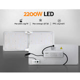 Green Fingers Max 2200W Grow Light LED Full Spectrum Indoor Plant All Stage Growth - Rear View