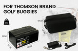 THOMSON 12V 24Ah Lithium Battery for Thomson Electric Golf Buggy - Rear View