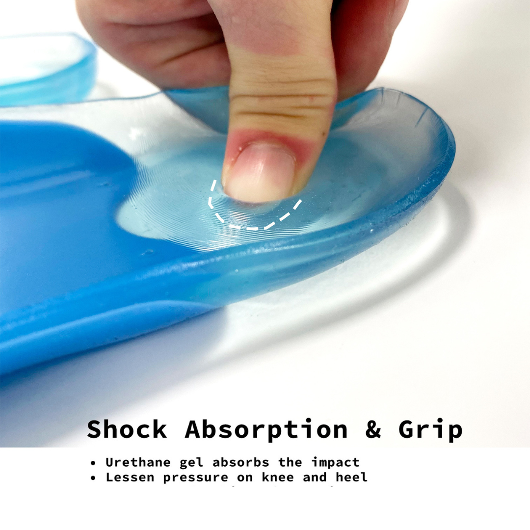 2X Pair Half Shoe Insoles Arch Support Gel Large