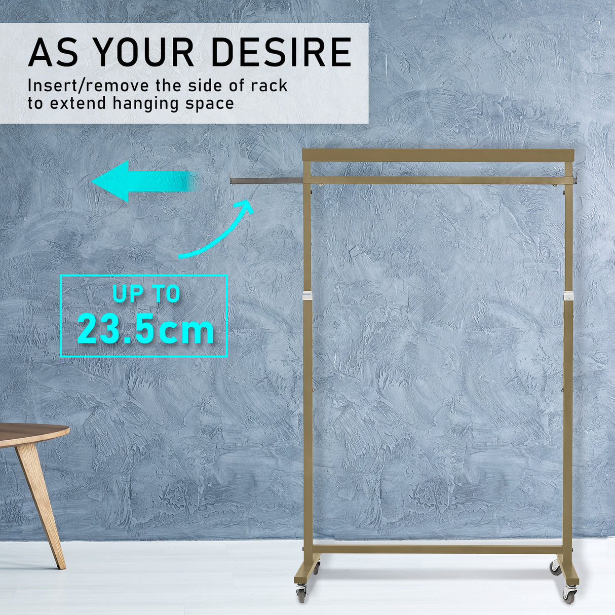 Multi-Function Clothes Rack - GOLD