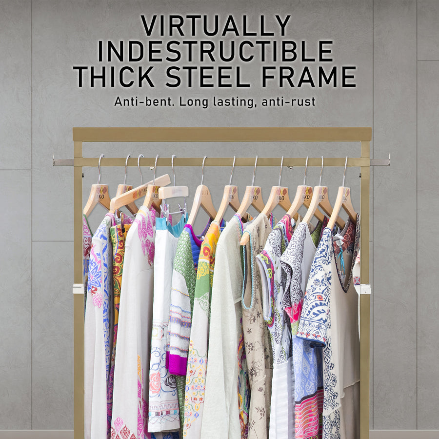 Multi-Function Clothes Rack - GOLD