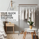 Multi-Function Clothes Rack - PEARL GREY
