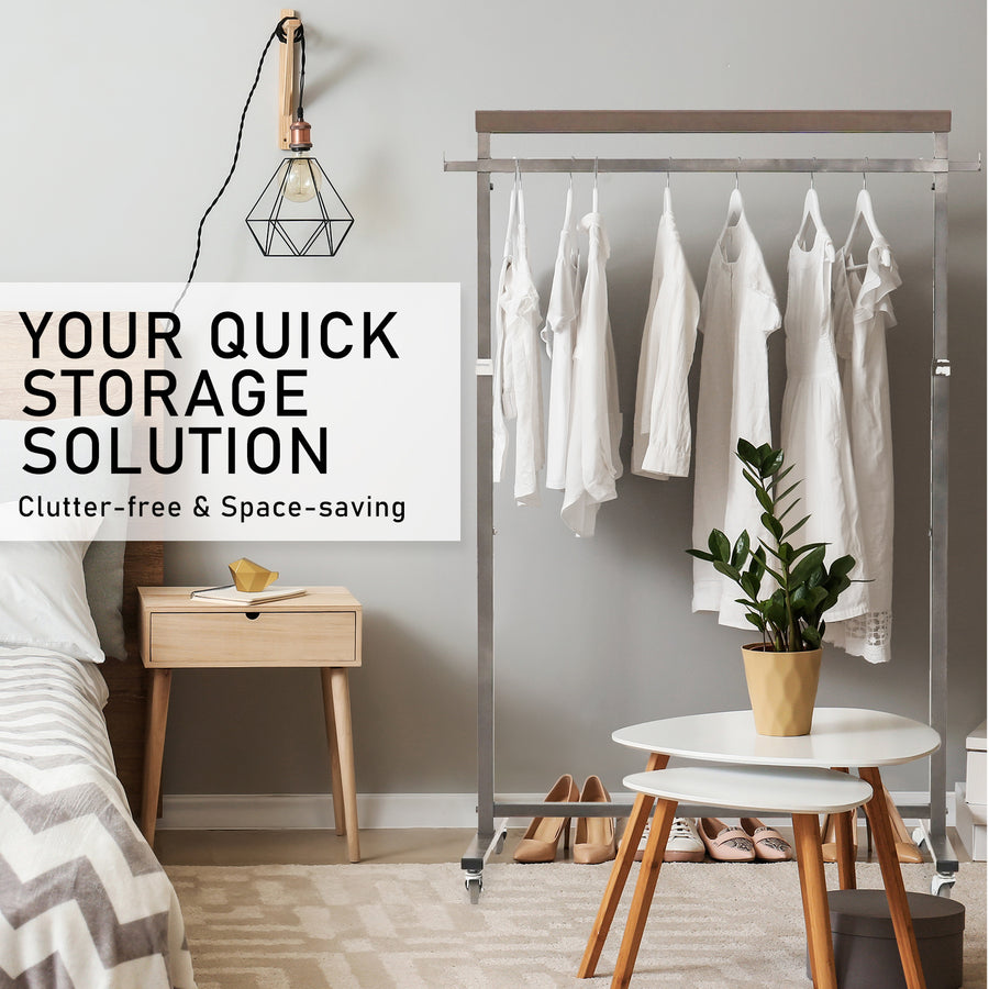 Multi-Function Clothes Rack - PEARL GREY