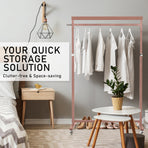Multi-Function Clothes Rack - ROSE GOLD