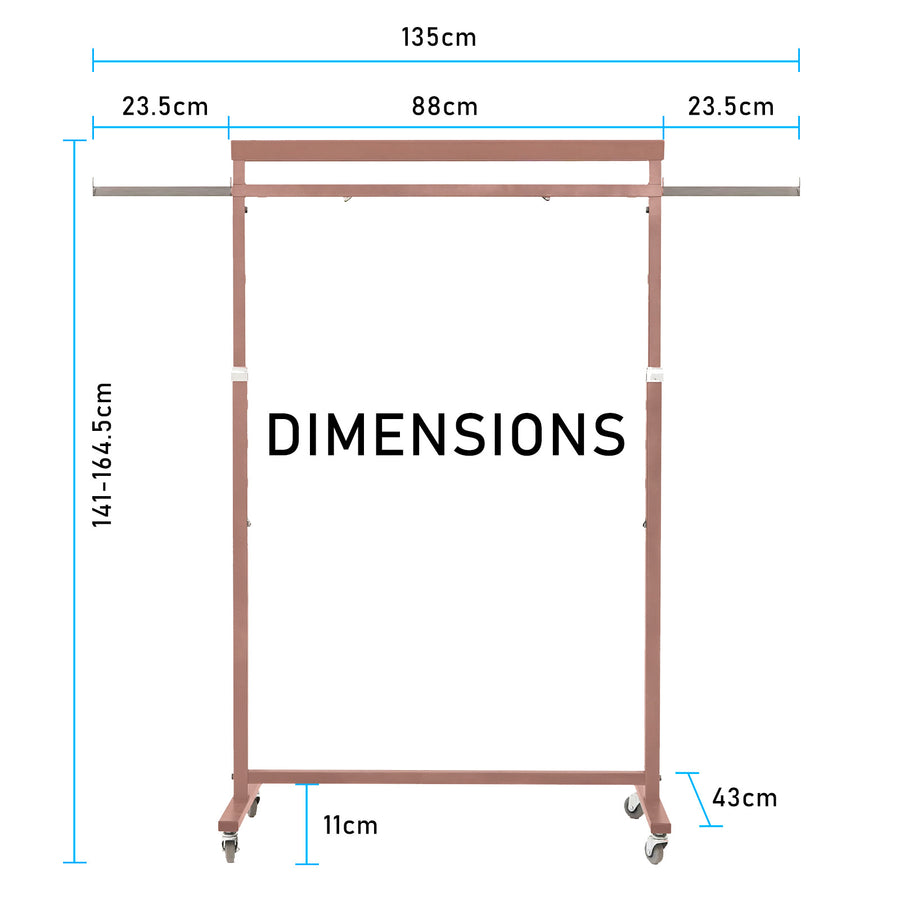 Multi-Function Clothes Rack - ROSE GOLD