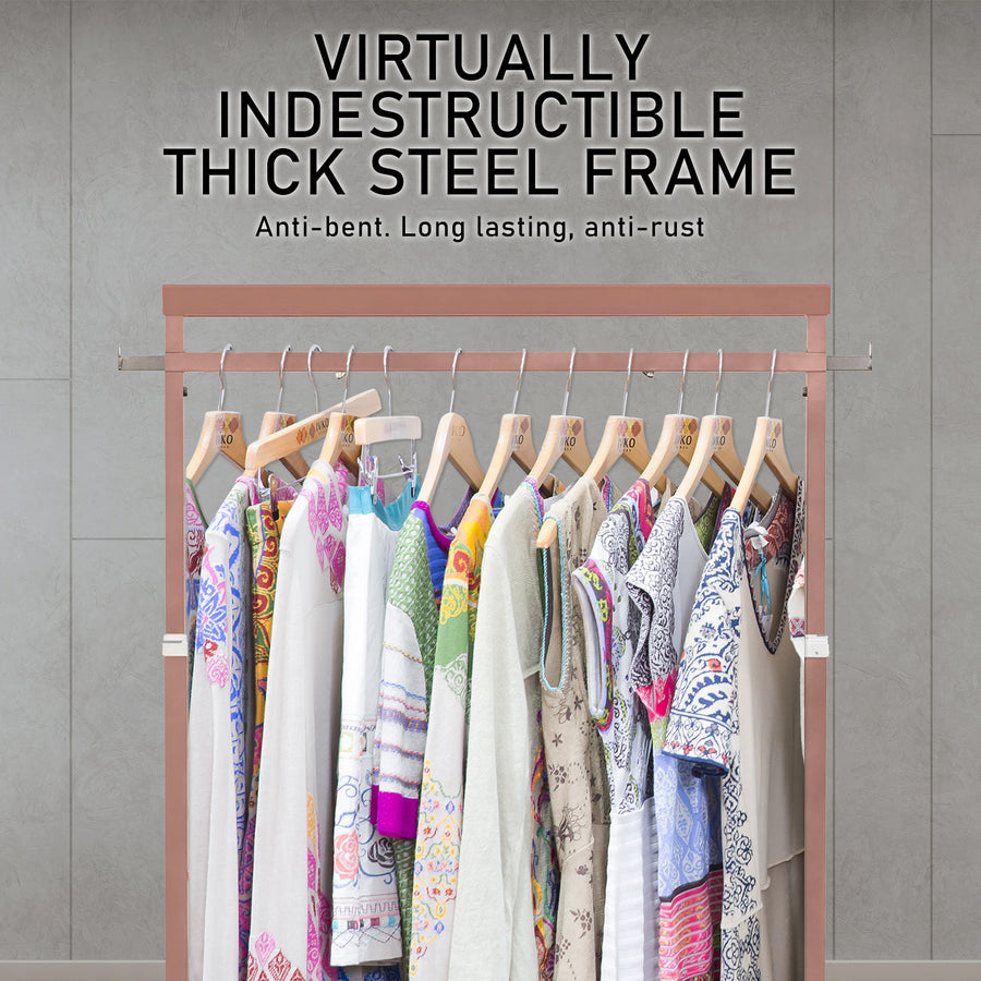 Multi-Function Clothes Rack - ROSE GOLD