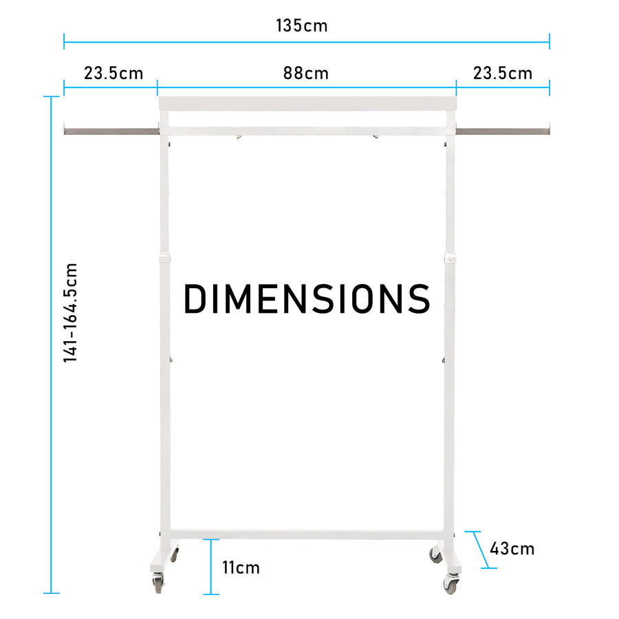 Multi-Function Clothes Rack - WHITE