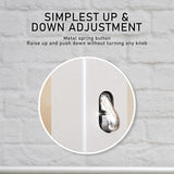 Multi-Function Clothes Rack - WHITE - Close-Up Angle