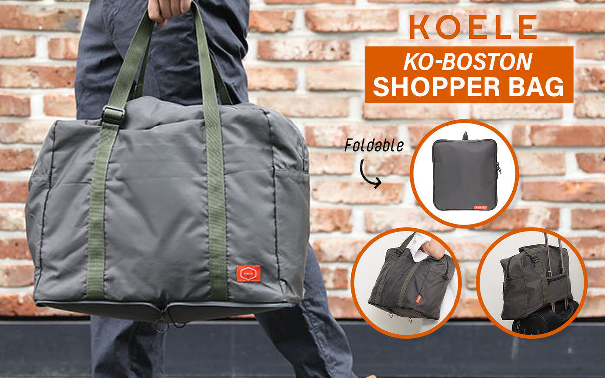 Shopper Bag KO-BOSTON - KHAKI
