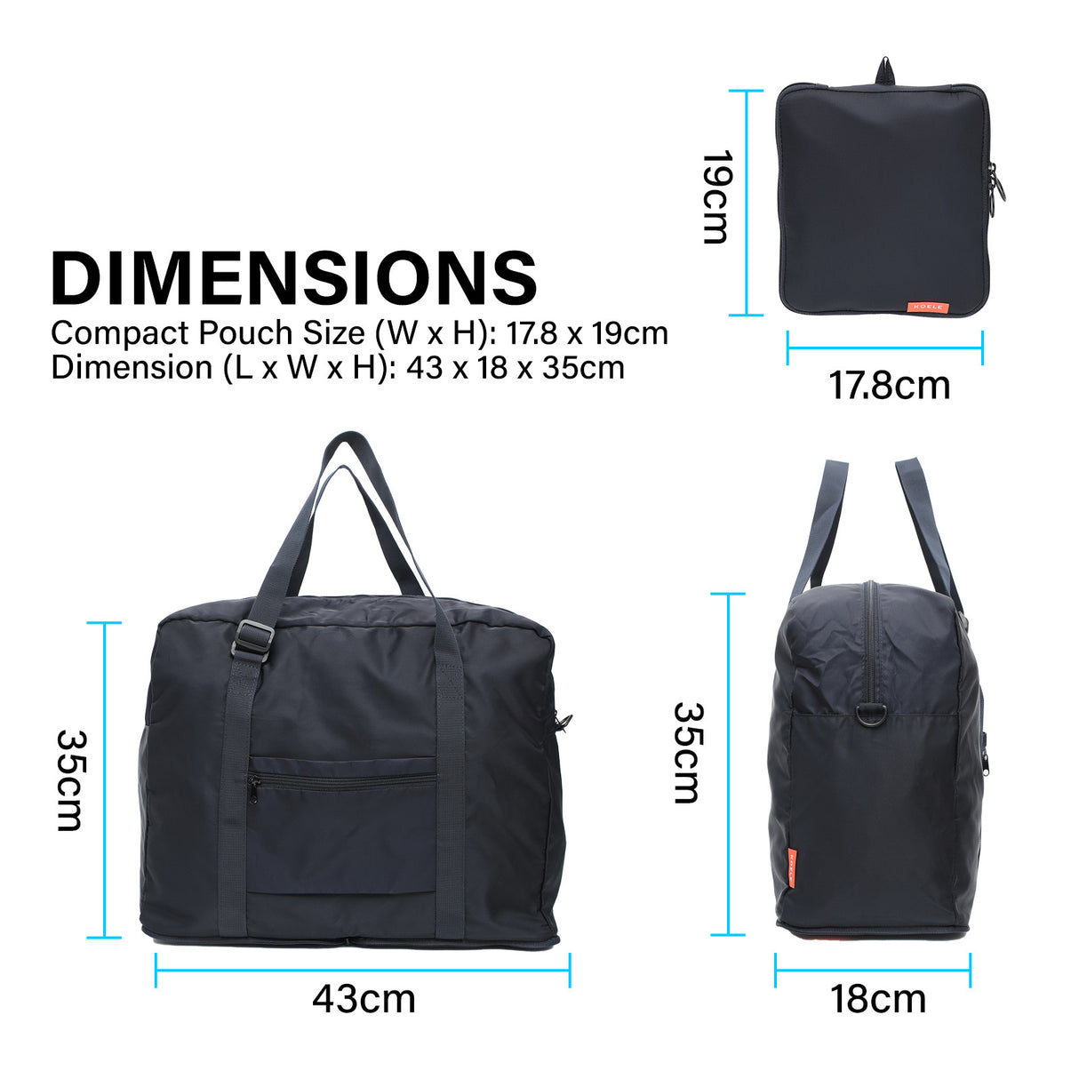 Shopper Bag KO-BOSTON - NAVY