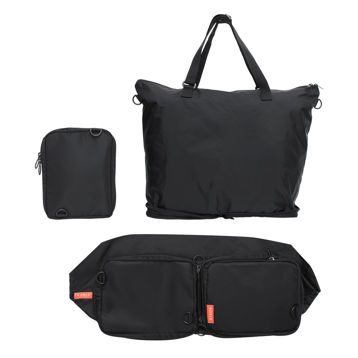 Shopper Bag KO-DUAL - BLACK