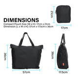 Shopper Bag KO-DUAL - BLACK - Low Angle