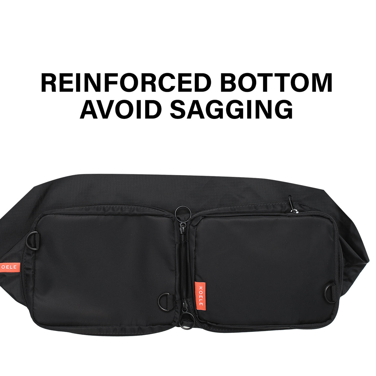 Shopper Bag KO-DUAL - BLACK