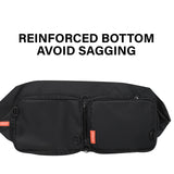 Shopper Bag KO-DUAL - BLACK - Close-Up Angle