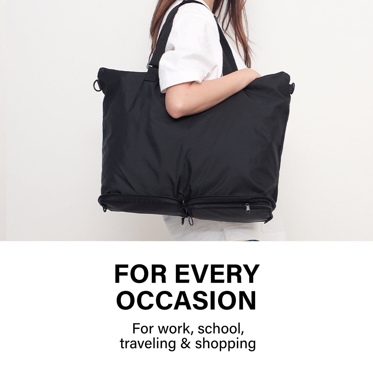 Shopper Bag KO-DUAL - BLACK