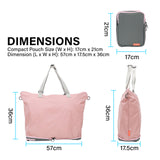 Shopper Bag KO-DUAL - PINK - Low Angle