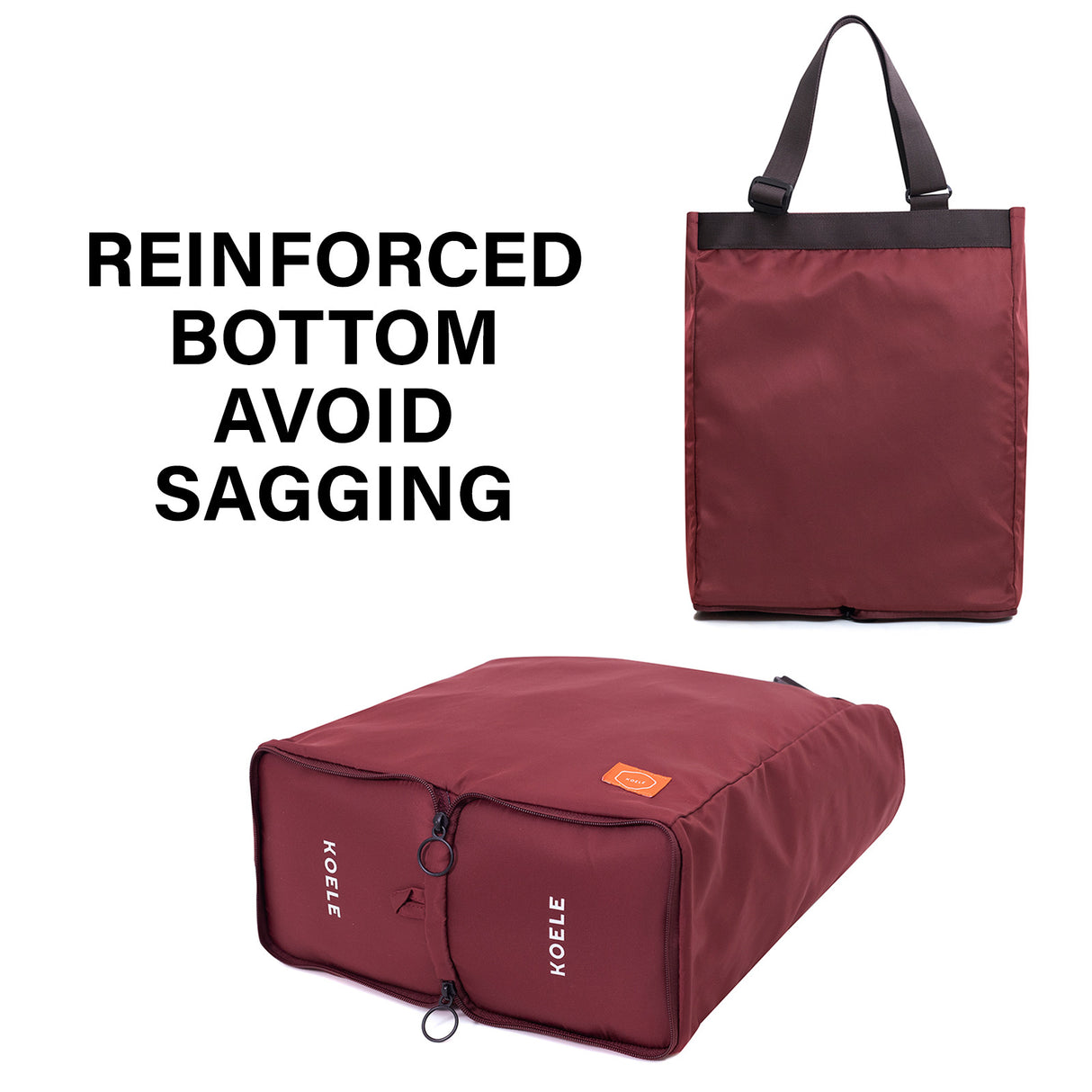 Shopper Bag KO-SHOULDER - WINE