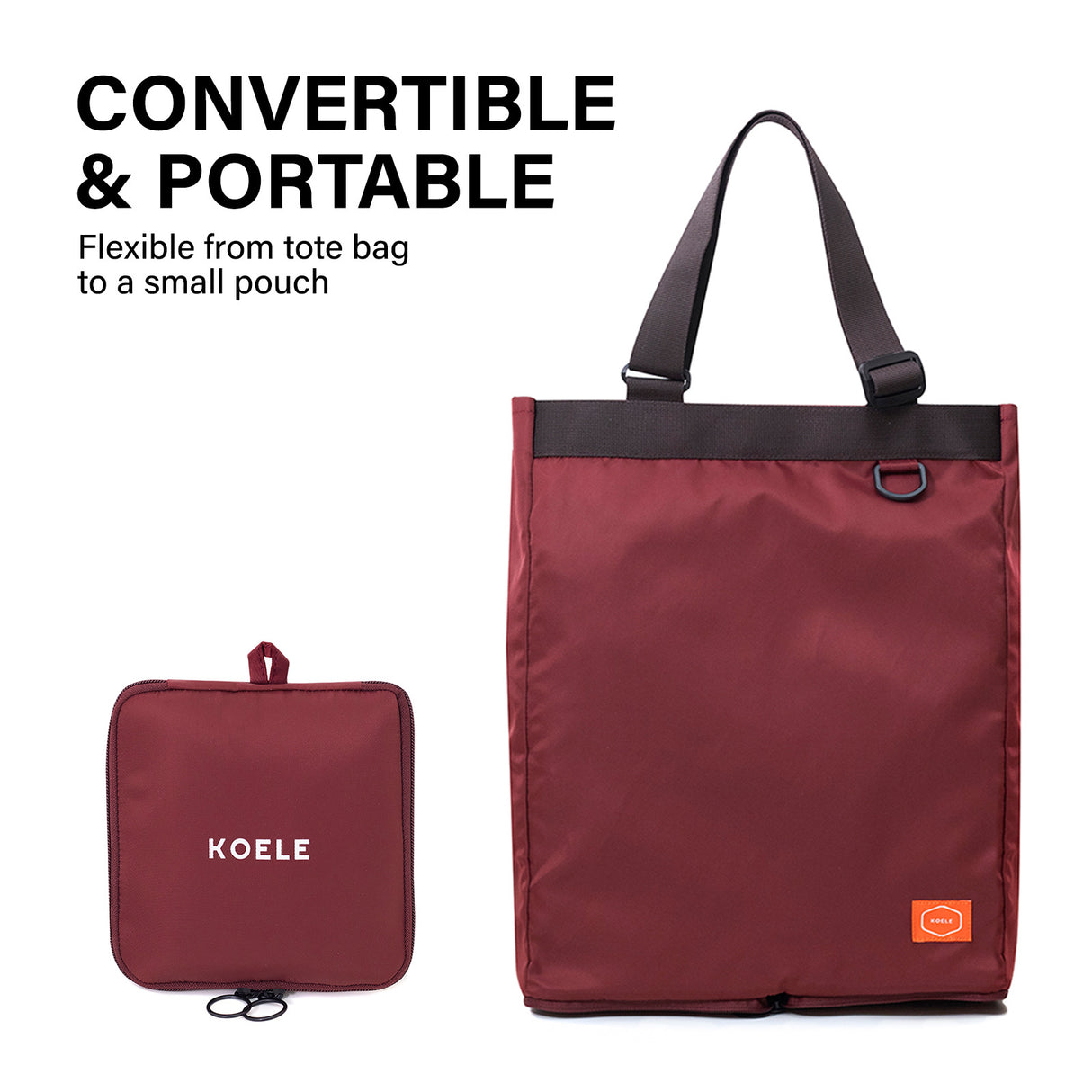 Shopper Bag KO-SHOULDER - WINE