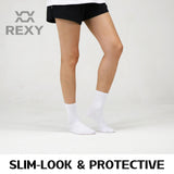10X Large 3D Seamless Crew Socks - WHITE