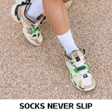 10X Large 3D Seamless Crew Socks - WHITE