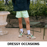 5X Large 3D Seamless Crew Socks - WHITE - Rear View