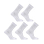 15X Small 3D Seamless Crew Socks - WHITE