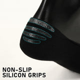 12X Large Cushion No Show Socks - BLACK