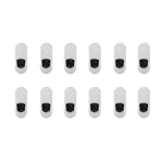 12X Large Cushion No Show Socks - WHITE