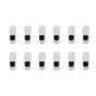 12X Large Cushion No Show Socks - WHITE
