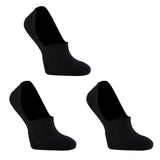 3X Large Cushion No Show Socks - BLACK