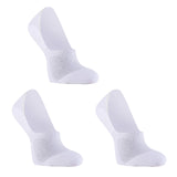 3X Large Cushion No Show Socks - WHITE