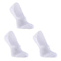 3X Large Cushion No Show Socks - WHITE