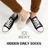 5X Large Daily No Show Socks - MULTI COLOUR