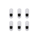 6X Large Cushion No Show Socks - WHITE