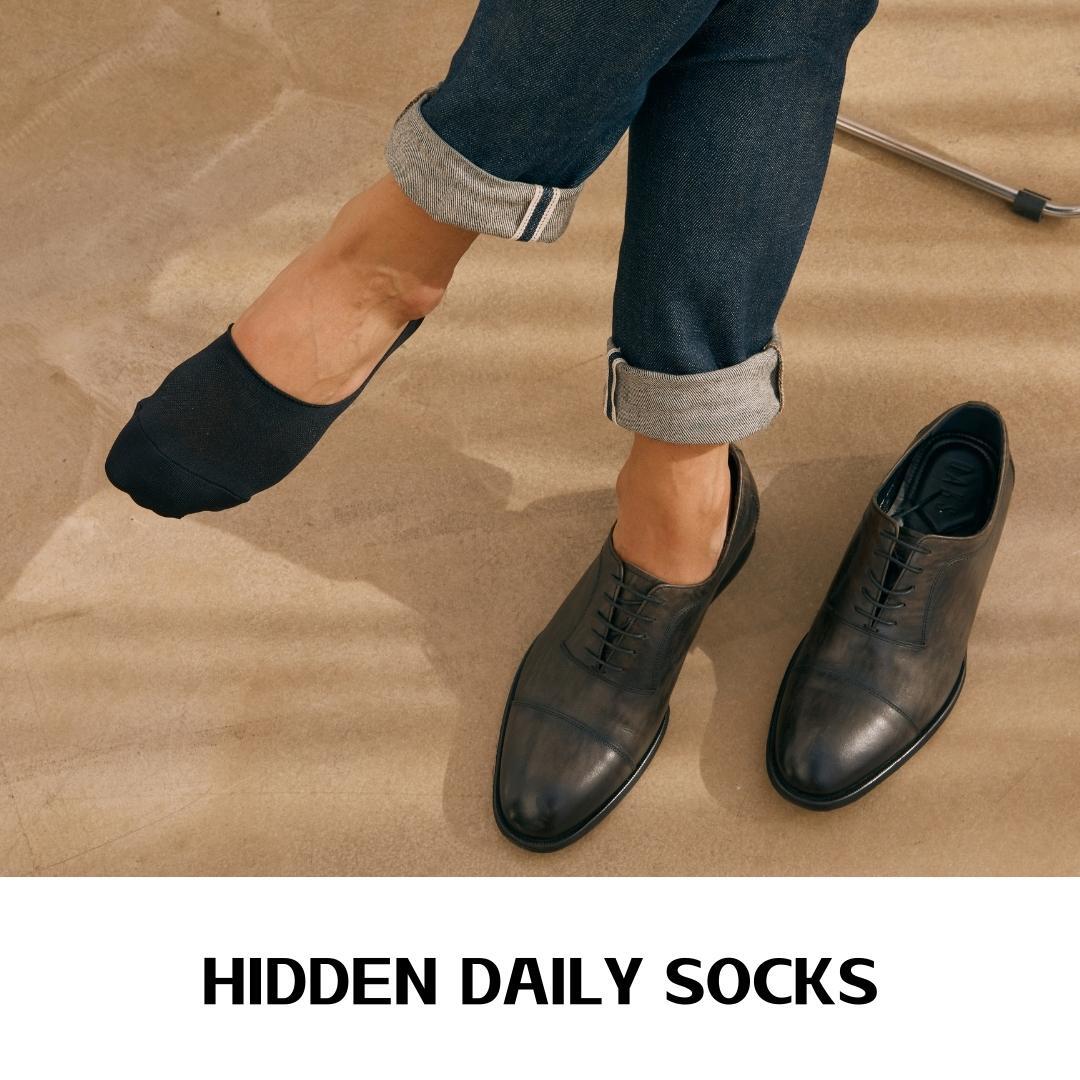 3X Medium Cushion No Show Socks - BLACK